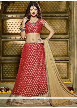 Riveting Embroidered Work Lehenga Choli