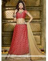 Riveting Embroidered Work Lehenga Choli