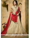 Spellbinding Beige Lehenga Choli