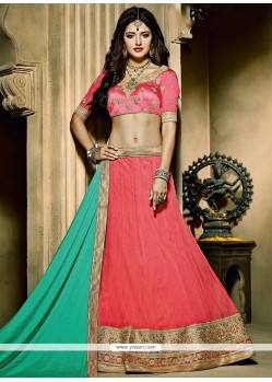 Dainty Net Patch Border Work Lehenga Choli