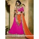 Dazzling Net Patch Border Work Lehenga Choli