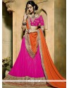 Dazzling Net Patch Border Work Lehenga Choli