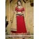 Observable Net Red Patch Border Work Lehenga Choli