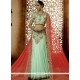 Attractive Turquoise Lace Work Lehenga Choli