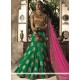 Alluring Art Silk Green Zari Work Lehenga Choli