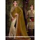 Captivating Net Patch Border Work Designer Half N Half Saree