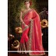Intricate Red Jacquard Silk Traditional Saree