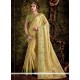 Sightly Jacquard Silk Yellow Designer Traditional Saree