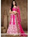 Pleasing Art Silk Hand Work Work Lehenga Choli