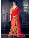 Innovative Art Silk Designer Half N Half Saree