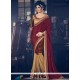 Best Maroon Fancy Fabric Classic Designer Saree