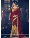 Best Maroon Fancy Fabric Classic Designer Saree