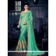 Winsome Patch Border Work Fancy Fabric Classic Designer Saree