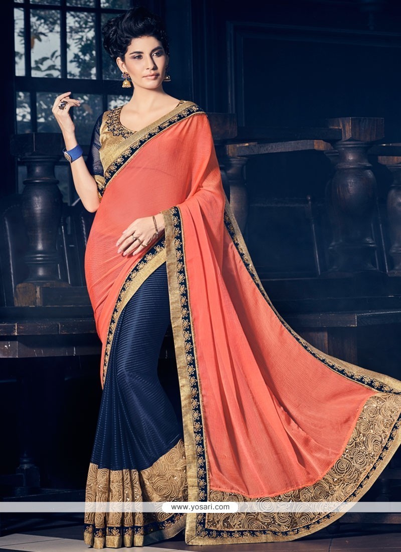 Pink Fancy Designer Saree Online at Best Price - Rutbaa