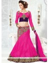 Sumptuous Embroidered Work Handloom Silk Lehenga Choli