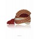 Groovy Maroon Raw Silk Wedding Turban