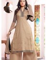 Grey Georgette And Net Pakistani Suits