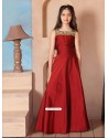 Gorgeous Red Taffeta Silk Dress