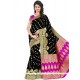 Black Woven Work Banarasi Silk Designer Traditional Saree