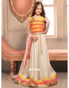 Classy Yellow N Pink Bhagalpori Silk Dress