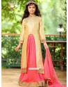 Traditional Goldish Pink Banglory Silk Dress