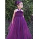 Flattering Purple Evening Gown