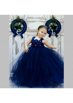Navy Blue Party Wear Gown