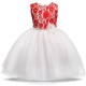 Groovy Red -White Evening Gown