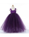 Astonishing Purple Length Gown