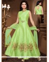 Mystical Resham Work Raw Silk Readymade Suit