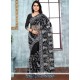 Superlative Embroidered Work Net Classic Designer Saree