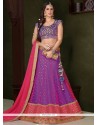 Pretty Patch Border Work Net Lehenga Choli