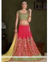 Immaculate Embroidered Work Art Silk Lehenga Choli