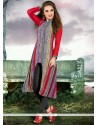 Brilliant Print Work Party Wear Kurti