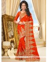 Mesmeric Faux Chiffon Designer Saree