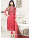 Ayesha Takia Pink Embroidered Work Jacket Style Suit