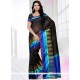 Exciting Black Weaving Work Art Silk Designer Traditional Saree