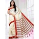 Sonorous Off White Traditional Saree