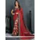 Dilettante Art Silk Print Work Traditional Saree