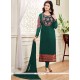 Ayesha Takia Diamond Work Green Faux Georgette Churidar Designer Suit