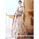 Alluring White Embroidered Work Art Silk Lehenga Choli