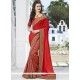 Picturesque Embroidered Work Designer Traditional Saree