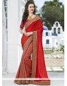 Picturesque Embroidered Work Designer Traditional Saree