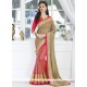 Exquisite Patch Border Work Viscose Half N Half Designer Saree