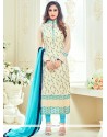 Krystle Dsouza Lace Work Churidar Designer Suit