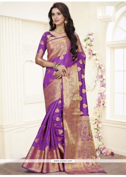 Lively Banarasi Silk Designer Traditional Saree