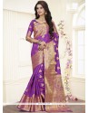 Lively Banarasi Silk Designer Traditional Saree