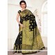 Spellbinding Black Designer Traditional Saree