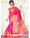 Exceptional Weaving Work Designer Traditional Saree