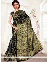 Savory Banarasi Silk Weaving Work Designer Traditional Saree